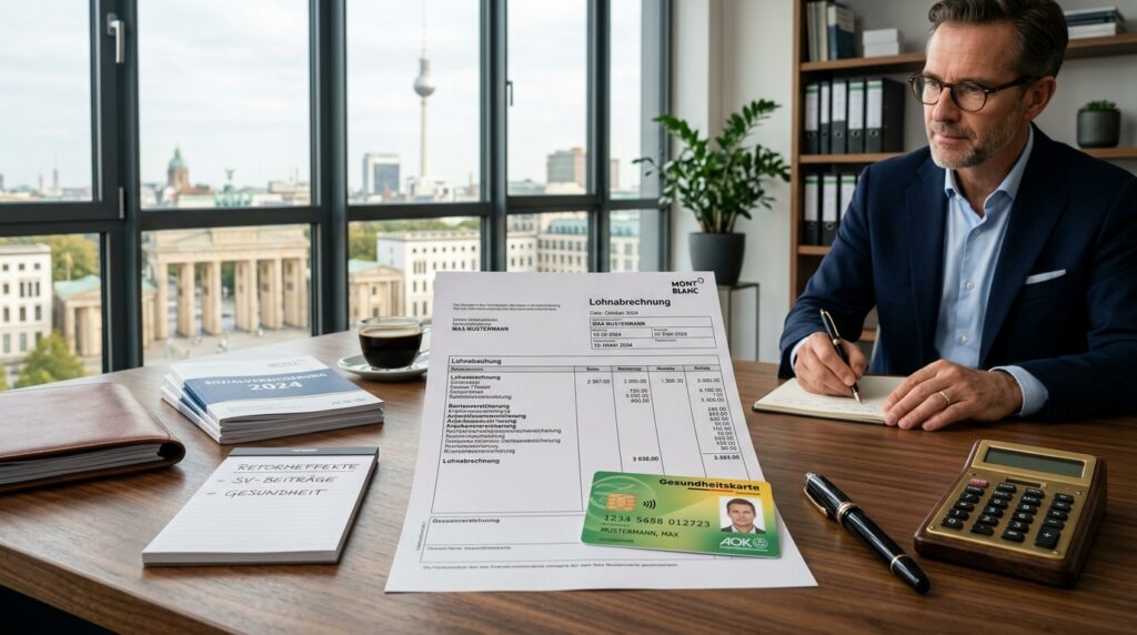 Dự thảo mức trần đóng bảo hiểm xã hội Đức 2027 Beitragsbemessungsgrenze và bảo hiểm y tế GKV